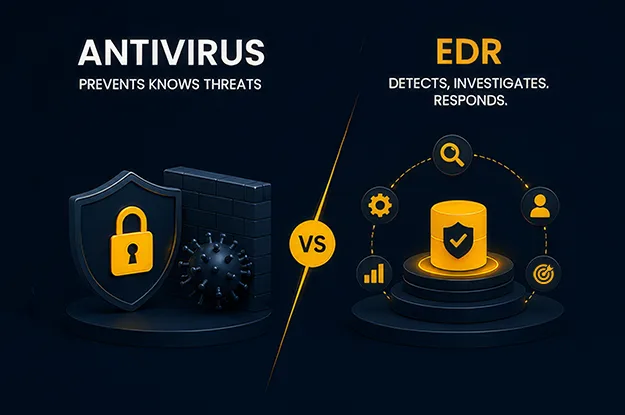EDR vs Antivirus: What Enterprises Need Today