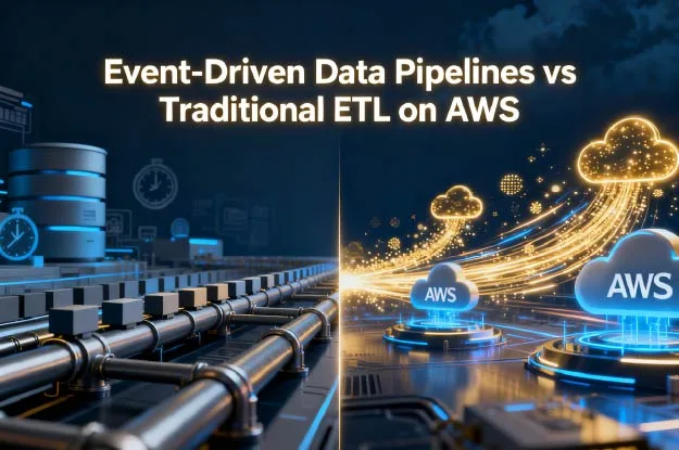 Event-Driven Data Pipelines vs Traditional ETL on AWS