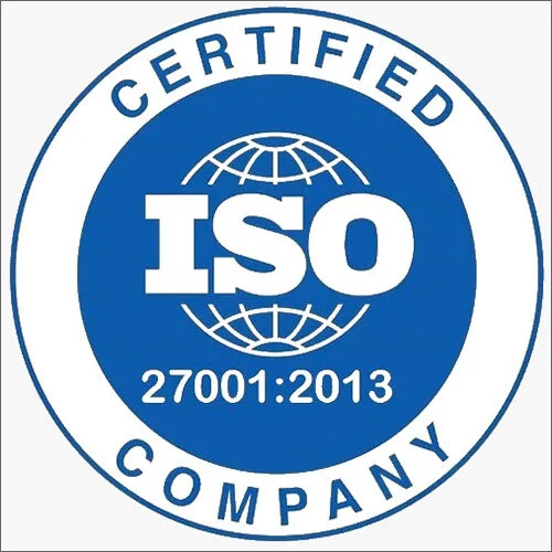 ISO 27001:2013 Certified Company