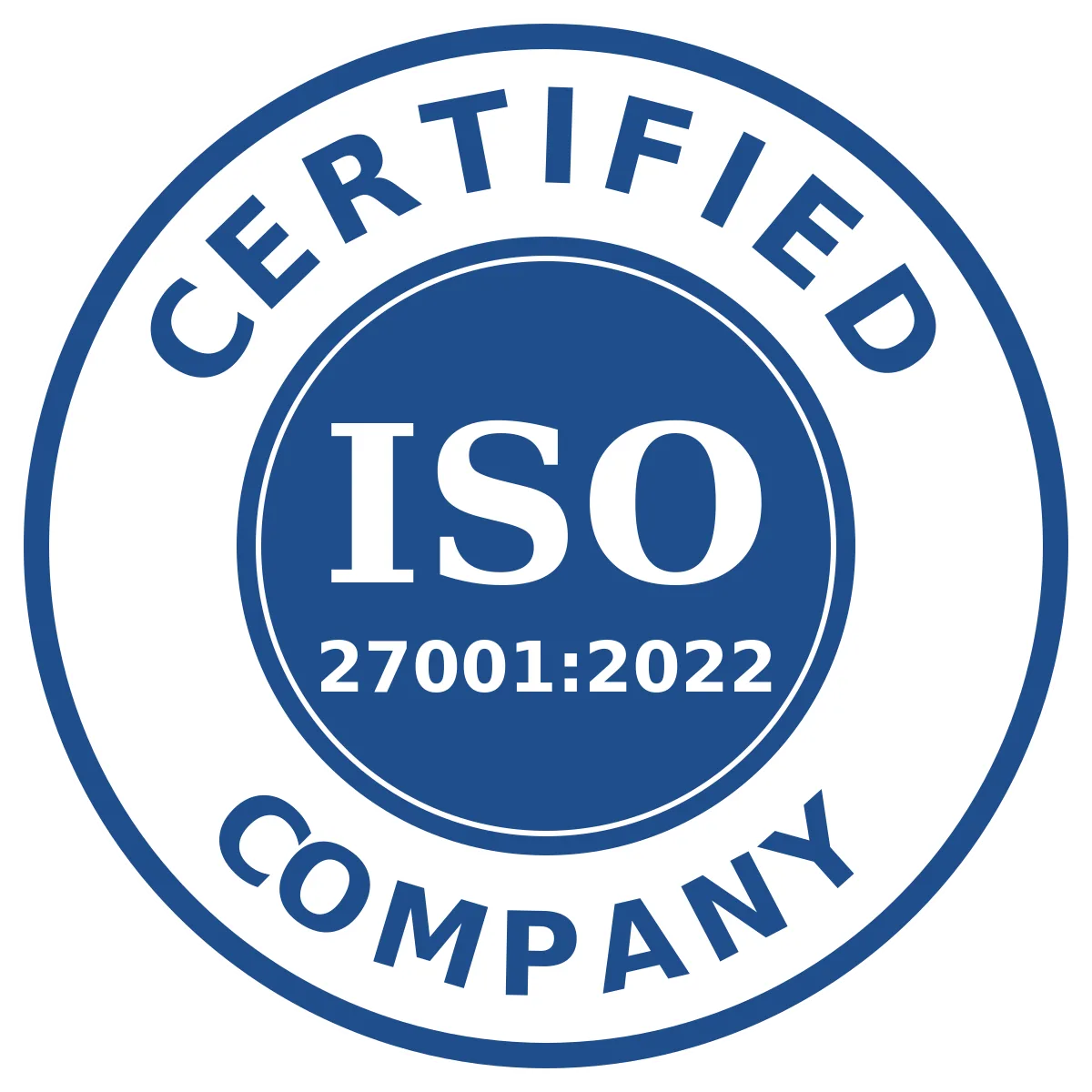 ISO 27001:2022 Certified Company